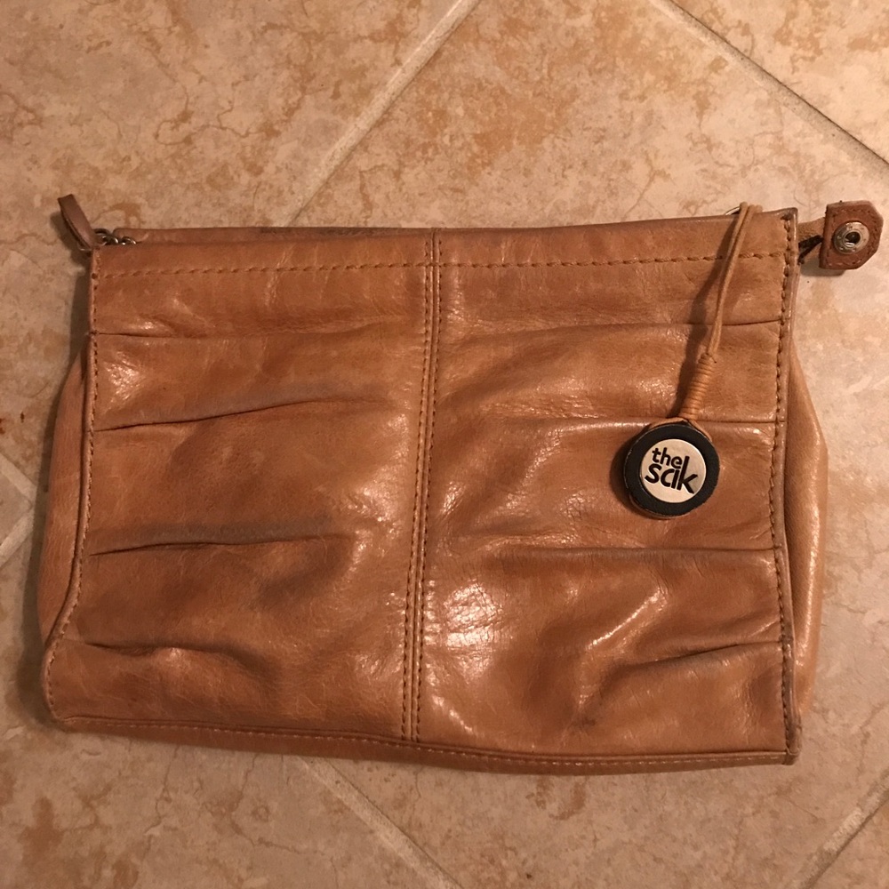 The Sak Tan cross body leather great condition